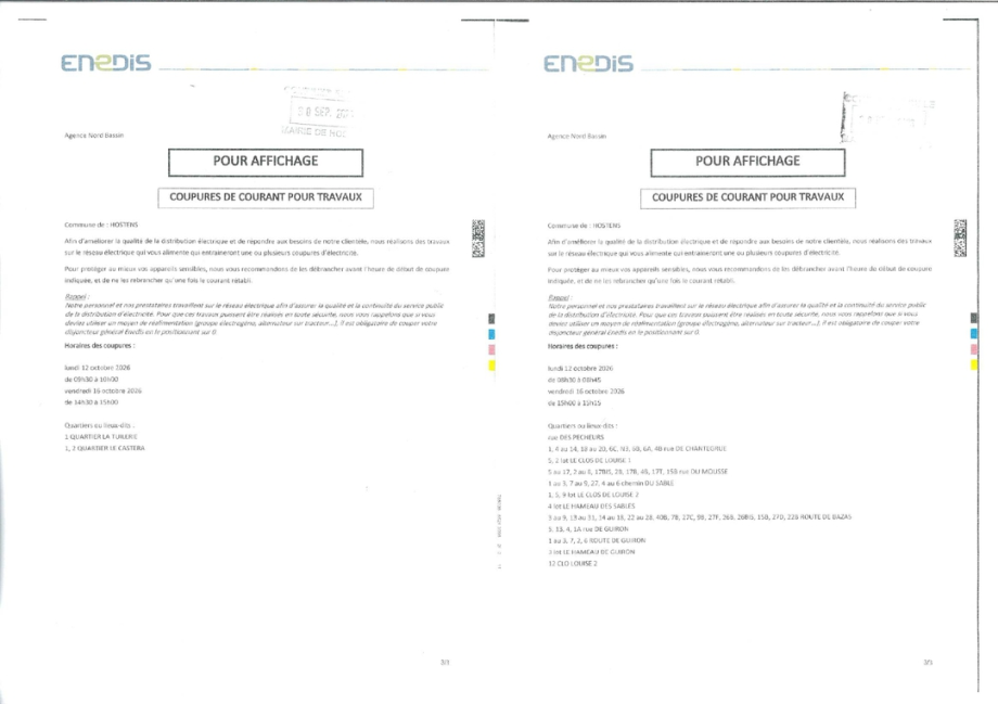 DATE DE PAIEMENT de votre FACTURE EAU