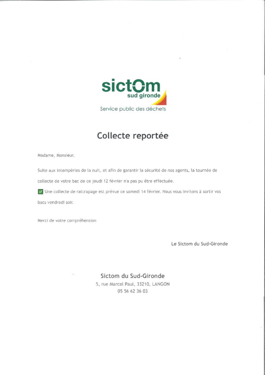 DATE DE PAIEMENT de votre FACTURE EAU